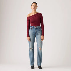 Easy Dad Women's Jeans - Gorgeous Gal - Medium Wash