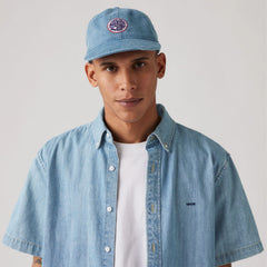 Graphic Essential Cap - Light Blue - Light Wash