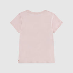 Short Sleeve Strawberry Graphic Tee Little Girls 4-6 - Crystal Pink - Pink