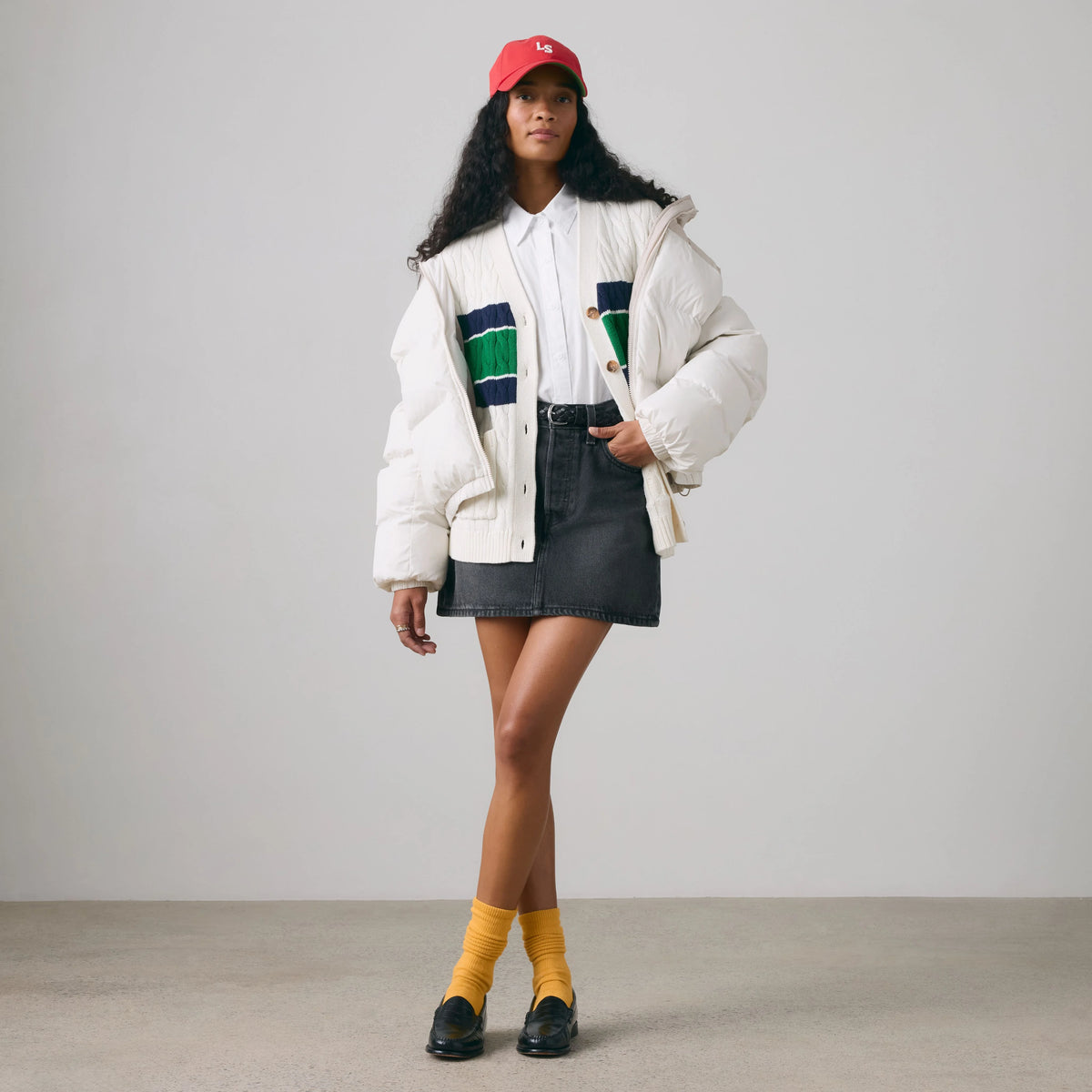 Icon Skirt - Dark Mirror - Black