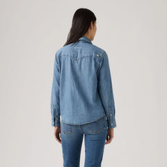 Ultimate Western Shirt - Bee In The Bonnet Western - Medium Wash
