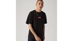 Relaxed Fit Embroidered Badge Vintage Graphic T-Shirt - Badge Caviar - Black
