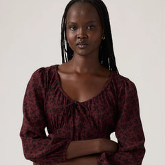 Odette Dress - Tawny Port - Red
