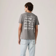 Standard Fit Classic Graphic T-Shirt - Coastal Club Smoked Pearl - Grey