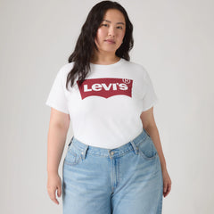 Levi's® Logo Perfect T-Shirt (Plus Size) - White
