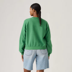 Vintage Garment Dye Boxy Sweatshirt - Garment Dye Pine - Green