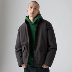 Briggs Short Puffer Jacket - Dark Phantom - Black