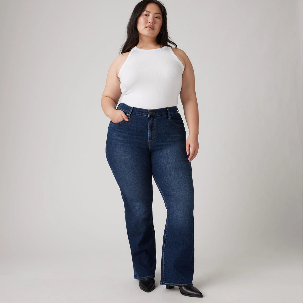 725 High Rise Bootcut Women's Jeans (Plus Size) - Eternal Indigo - Dark Wash