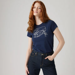 Levi's® Logo Perfect Tee Shirt - Archival Roped - Blue