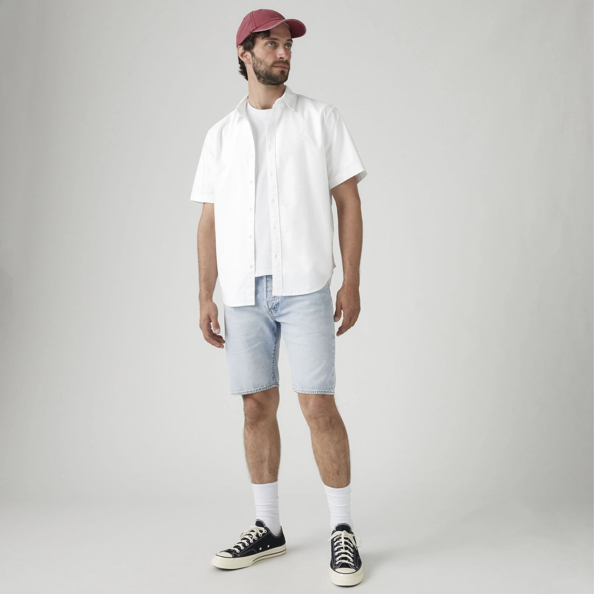 501® Original Lightweight 9" Men's Shorts - Light Thread - Light Wash