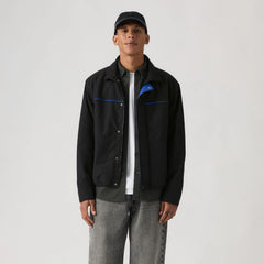 Austin Racer Jacket - Jet Black - Black