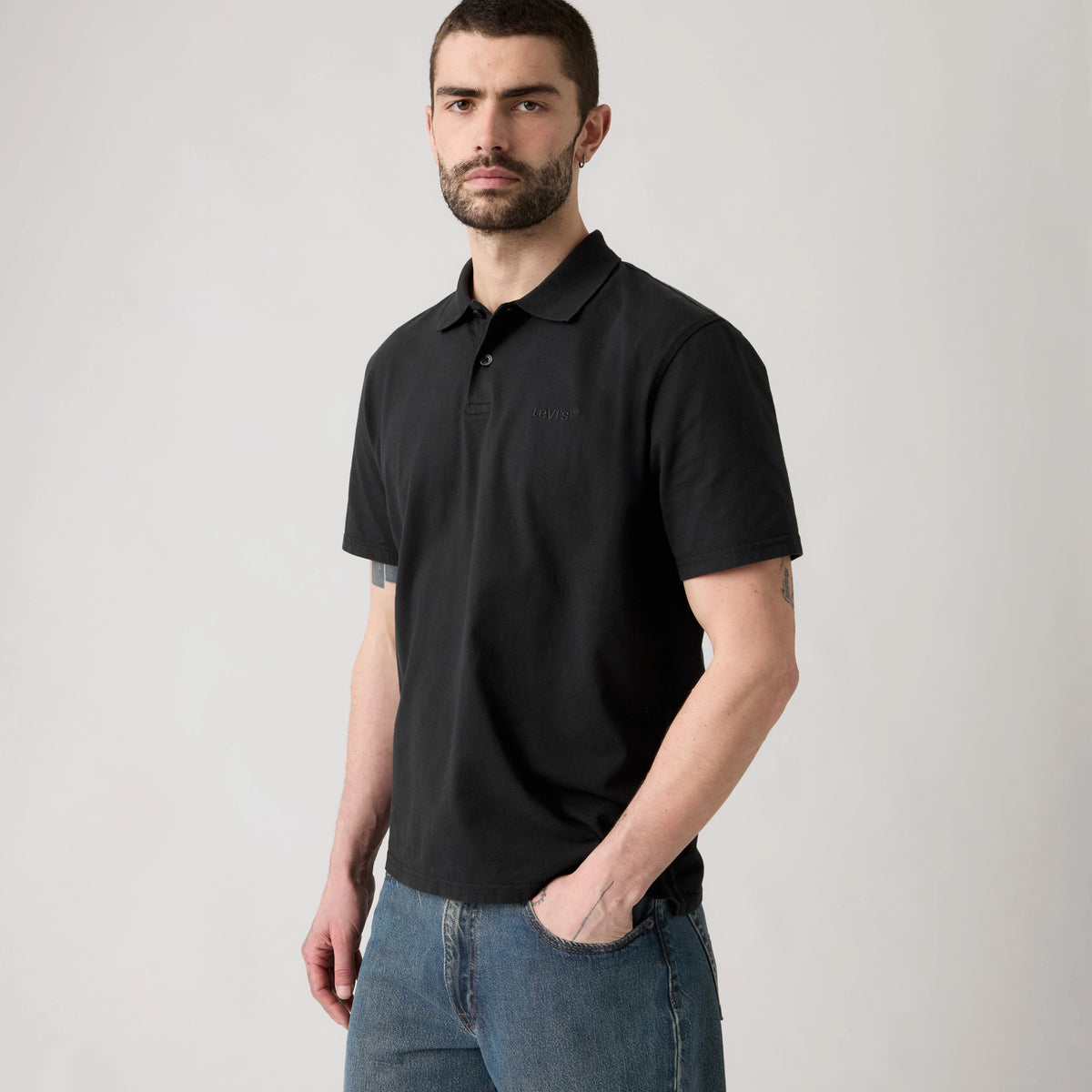Authentic Polo Shirt - Caviar - Black