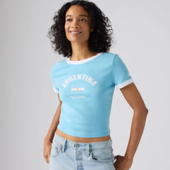Argentina Mini Ringer Tee - Argentina - Multi-Color