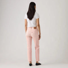 501® Original Fit Cropped Women's Jeans - Chipped Sepia Rose - Pink