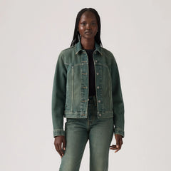 Tipped Original Trucker Jacket - Verdant Ventures - Medium Wash