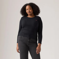 Hayes Long-Sleeve T-Shirt (Plus Size) - Anthracite Night - Black