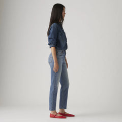 501® Original Fit Cropped Women's Jeans - Scanned Answers - Medium Wash