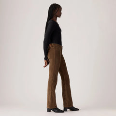Superlow Bootcut Corduroy Women's Pants - Carafe - Brown