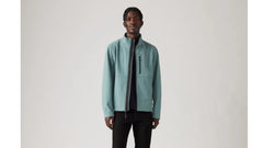 Soft Shell Stand Collar Jacket - Trooper - Green