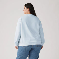 Graphic Logo Everyday Sweatshirt (Plus Size) - Plus Crew Bandana Fi - Blue
