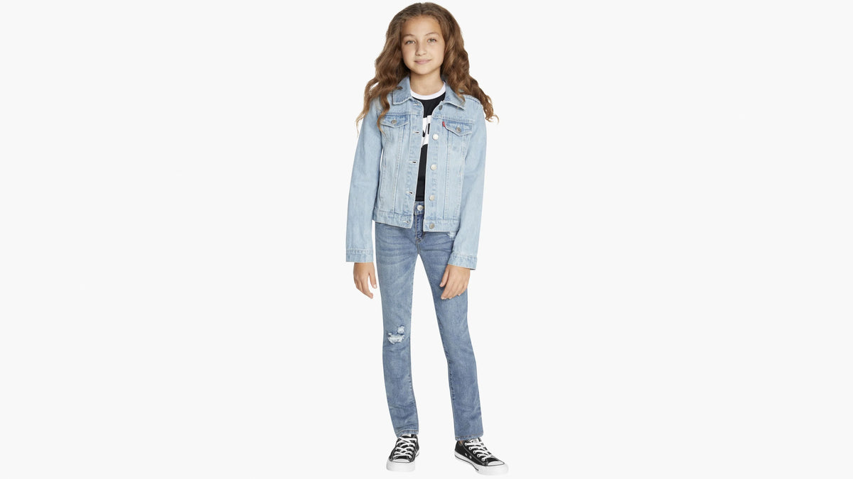 Trucker Jacket Big Girls 7-16 - Alanis - Blue