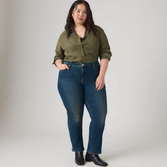 314 Shaping Straight Women's Jeans (Plus Size) - Zealous Blue - Dark Wash