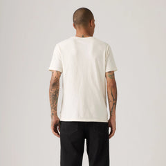 Standard Fit Classic Graphic T-Shirt - Levis Aquatic Egret - White
