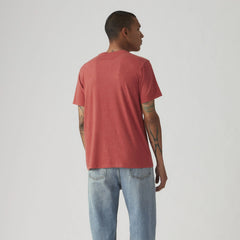 Standard Fit Classic Graphic T-Shirt - Heritage Americana Bear Baked Apple - Red