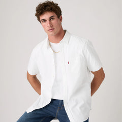 Short-Sleeve Classic One Pocket Standard Fit Shirt - Bright White