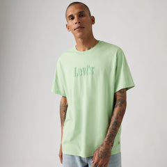 Relaxed Fit Short-Sleeve Graphic T-Shirt - Bolster Logo Camo Green - Green