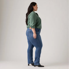 314 Shaping Straight Fit Women's Jeans (Plus Size) - Lapis Gem Plus - Medium Wash