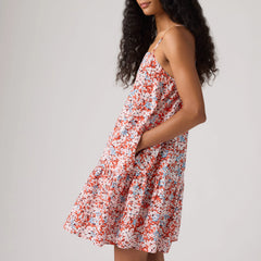 Adira Mini Dress - Laurie Floral Coral - Multi-Color