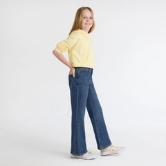 Baggy Flared Jeans Big Girls 7-16 - No Filter - Blue