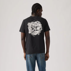 Standard Fit Classic Graphic T-Shirt - Levis Aquatic Jet Black - Black