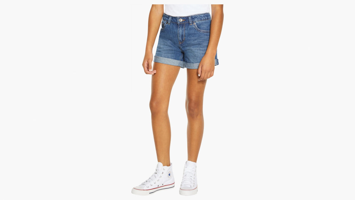 Girlfriend Shorts Big Girls 7-16 - Evie - Dark Wash