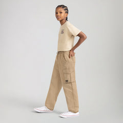 Baggy Cargo Joggers Big Boys 8-20 - Harvest Gold - Beige