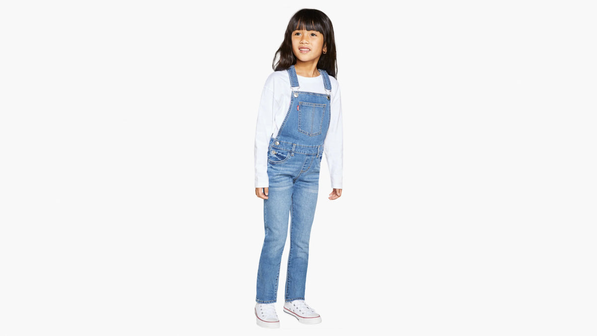 Girlfriend Overalls Little Girls 4-6 - West Lake - Blue