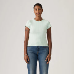 Dry Goods Short Sleeve Tee - Pale Blue - Blue