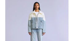 Aran Trucker Jacket - Cold Water - Medium Wash