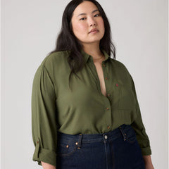 Darlene Shirt (Plus Size) - Deep Depths - Green