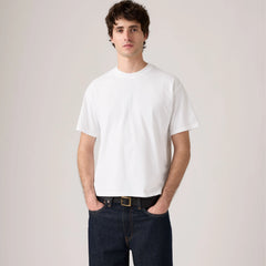 Boxy Short Sleeve T-Shirt - Bright White - White