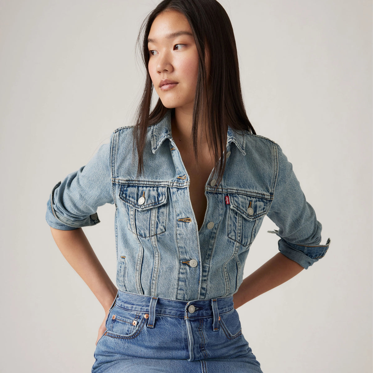 Original Trucker Jacket - All Mine - Medium Wash
