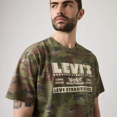 Relaxed Fit Graphic Boxy T-Shirt - Americas Finest - Green