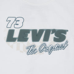 Fast Lane Short Sleeve Tee Big Boys 8-20 - Levi's Egret - White