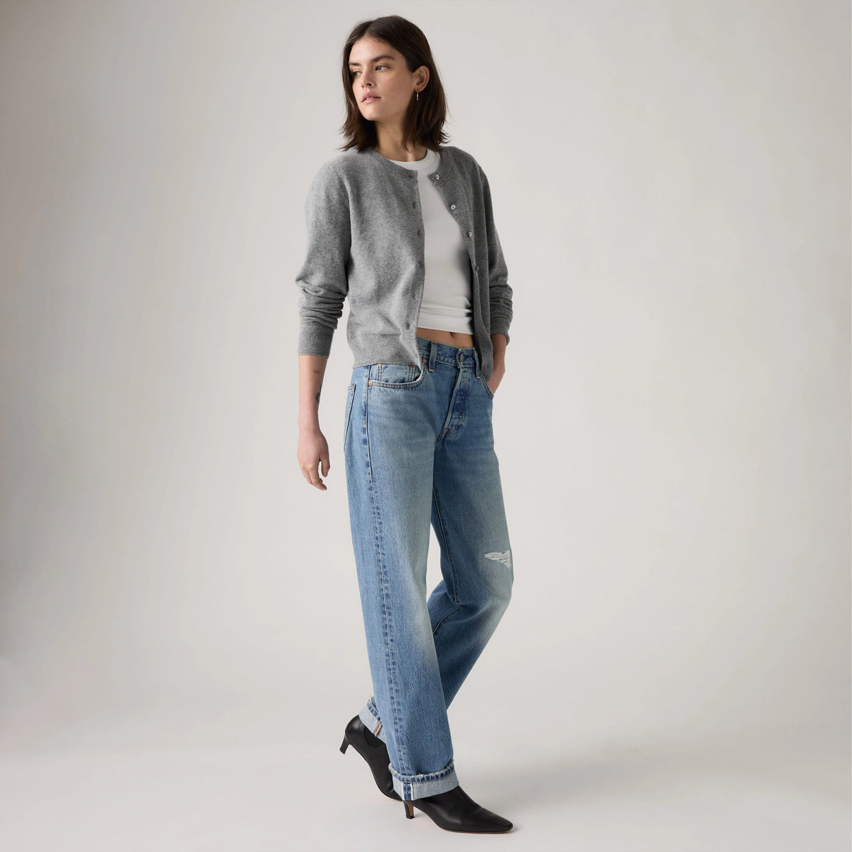 501® '90s Selvedge Women's Jeans - Fresh Plan - Medium Wash