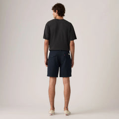 XX Chino Authentic Relaxed Seersucker 8" Men's Shorts - Cadiz Plaid Navy Plaid Seersucker - Blue