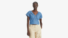 Mylene Blouse - Vacation Mode 2 - Medium Wash