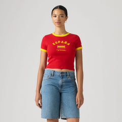 España Mini Ringer Tee - España - Multi-Color