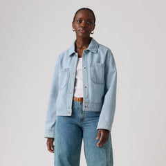 Two Pocket Shacket - Light Wash - Light Wash