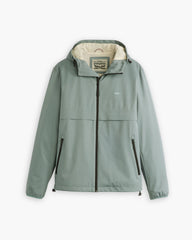 Hooded Rain Windbreaker Jacket - Trooper - Green
